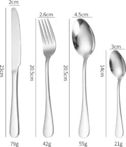 Merkloos Melili Bestekset-Bestek Set 24-delig-6 Persoons Bestekset-tafelmes-tafelvork-soeplepel-dessertlepel-roestvrijstalen Bestekset-multi Kleur 8 Merkloos Melili Bestekset-Bestek Set 24-delig-6 Persoons Bestekset-tafelmes-tafelvork-soeplepel-dessertlepel-roestvrijstalen Bestekset-multi Kleur -AMEFA Winkel 1027x1200 1