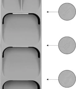 Springos Multifunctionele Bestekbak | Besteklade | Bestek Organizer | Kunststof | 39 X 11 X 5.5 CM -AMEFA Winkel 1032x1200