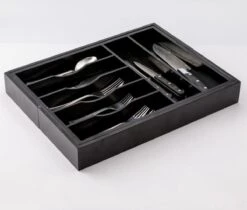 Merkloos Decopatent® Uitschuifbaar Bestekbak - Besteklade - 7 Vaks -> Uitschuifbaar Naar 9 Vakken - Bestekbakken Organizer - Bamboe - Zwart 11 Merkloos Decopatent® Uitschuifbaar Bestekbak - Besteklade - 7 Vaks -> Uitschuifbaar Naar 9 Vakken - Bestekbakken Organizer - Bamboe - Zwart -AMEFA Winkel 1200x1022