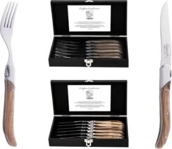 Laguiole Style De Vie Vorken Luxury Line - 6-delig - Olijfhout 23 Laguiole Style De Vie Vorken Luxury Line - 6-delig - Olijfhout -AMEFA Winkel 1200x1040