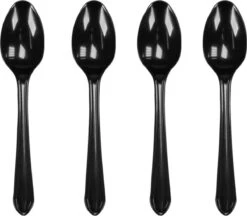 Depa | Lepel | Reusable | Zwart | 17cm | 50 Stuks