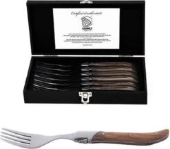 Laguiole Style De Vie Vorken Luxury Line - 6-delig - Olijfhout 25 Laguiole Style De Vie Vorken Luxury Line - 6-delig - Olijfhout -AMEFA Winkel 1200x1052