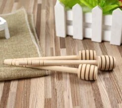 Honing Lepel - Dipper - Hout - Honeydripper - Keukengerei - Ontbijt - Hout - 2 Stuks - 15.5 Cm -AMEFA Winkel 1200x1063 3