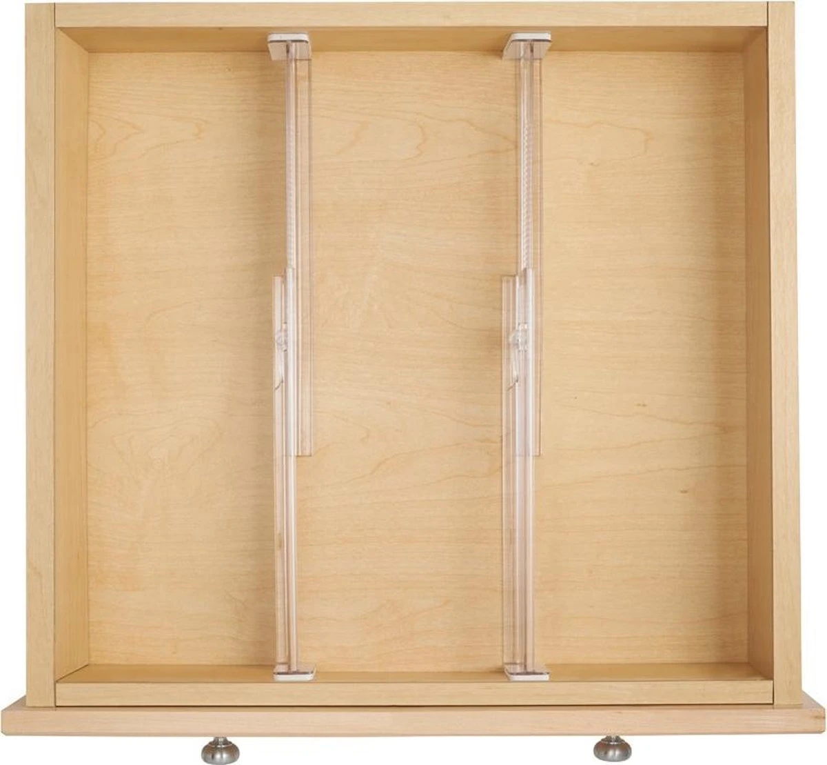 IDesign Ladeverdeler Uitschuifbaar 2 Stuks Transparant - Transparant - Klaar Voor Gebruik, Verstelbaar, Uitschuifbaar 2 IDesign Ladeverdeler Uitschuifbaar 2 Stuks Transparant - Transparant - Klaar Voor Gebruik, Verstelbaar, Uitschuifbaar - Afbeelding 2