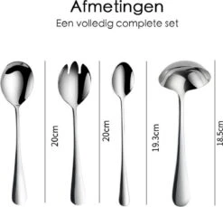 Bestekset Zilverkleurig - 72-delig - 12 Personen - Complete Set -AMEFA Winkel 1200x1112