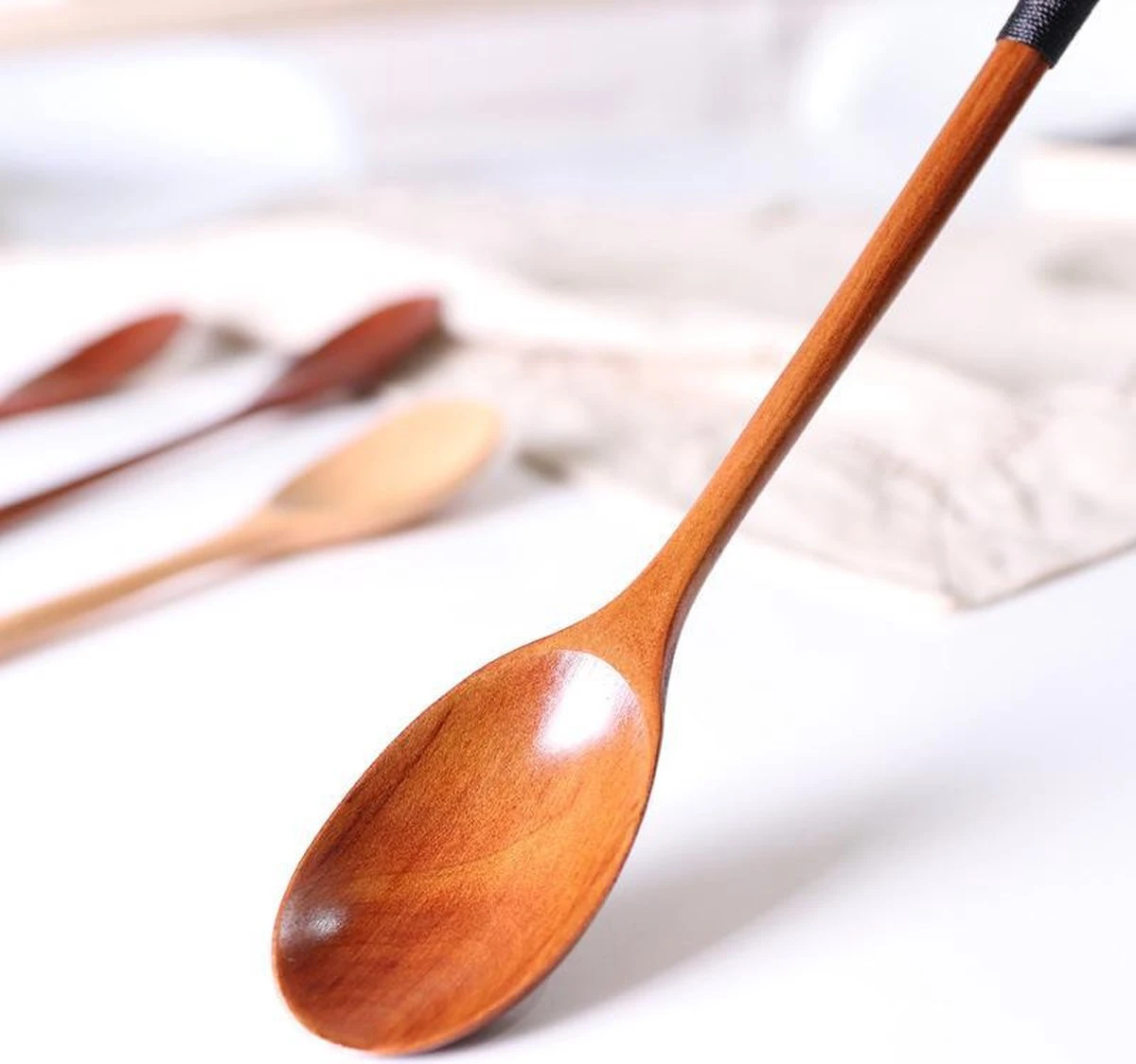 Eetlepel - Hout - Bruin - 23.5x4 Cm 1 Eetlepel - Hout - Bruin - 23.5x4 Cm