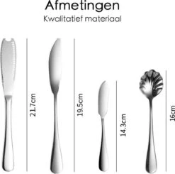 Bestekset Zilverkleurig - 72-delig - 12 Personen - Complete Set -AMEFA Winkel 1200x1188