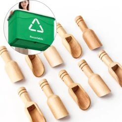 10 Stuks Mini Houten Lepels - Kleine Theelepeltjes - Houten Schepjes - Doseerschep Maatlepel - Lepels Voor Keuken, Koken, Kruiden, Koffie, Thee, Suiker En Zout - Spatel 13 10 Stuks Mini Houten Lepels - Kleine Theelepeltjes - Houten Schepjes - Doseerschep Maatlepel - Lepels Voor Keuken, Koken, Kruiden, Koffie, Thee, Suiker En Zout - Spatel -AMEFA Winkel 1200x1199 1