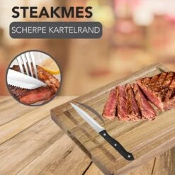 Achaté Bestekset 6 Persoons - 36-delig - RVS - Lepels, Messen, Vorken En Steakmessen - Hoogwaardige Kwaliteit - Vaatwasser Bestendig - Zilver -AMEFA Winkel 1200x1200 117