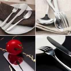 Deleca 8 Persoons Bestekset (48-delig) - Lepels, Messen, Vorken & Steakmessen - Vaatwasserbestendig - Zilver / RVS 13 Deleca 8 Persoons Bestekset (48-delig) - Lepels, Messen, Vorken & Steakmessen - Vaatwasserbestendig - Zilver / RVS -AMEFA Winkel 1200x1200 127