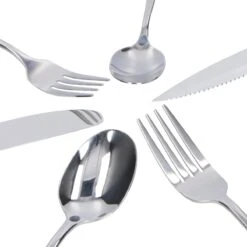 Deleca 8 Persoons Bestekset (48-delig) - Lepels, Messen, Vorken & Steakmessen - Vaatwasserbestendig - Zilver / RVS 17 Deleca 8 Persoons Bestekset (48-delig) - Lepels, Messen, Vorken & Steakmessen - Vaatwasserbestendig - Zilver / RVS -AMEFA Winkel 1200x1200 130