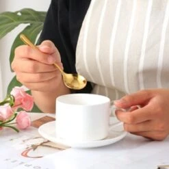 House Of Husk® Koffielepel Set - Theelepel - Koffielepeltjes - Espresso Lepeltjes - RVS - 12cm - 12 Stuks - Goud 5 House Of Husk® Koffielepel Set - Theelepel - Koffielepeltjes - Espresso Lepeltjes - RVS - 12cm - 12 Stuks - Goud -AMEFA Winkel 1200x1200 233