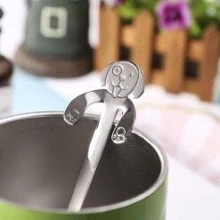 LeuksteWinkeltje Theelepeltje - Hangende Hond - RVS304 - Thee Lepel