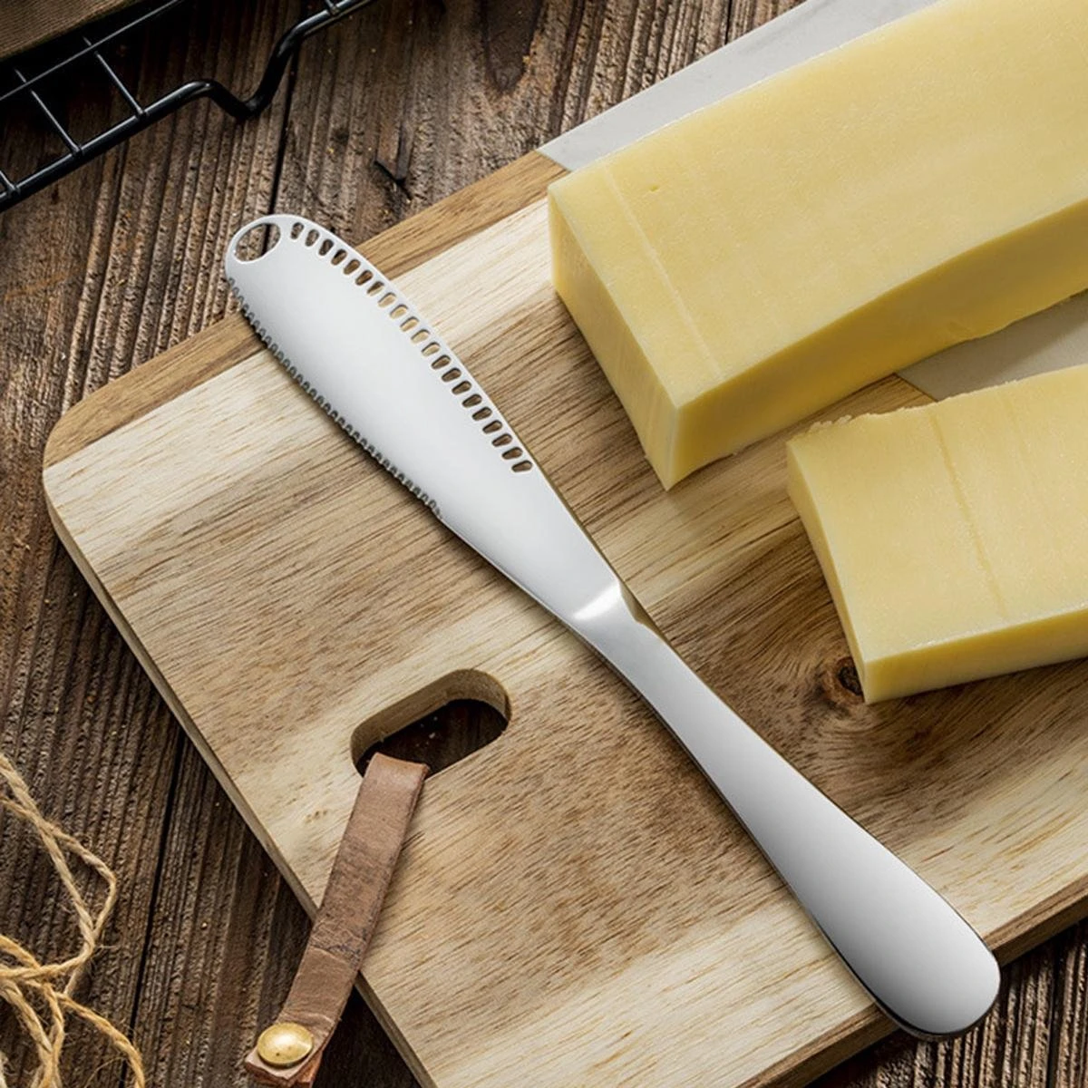 Merkloos Zilverkleurige 3-delige Botermessen Set - Roestvrijstaal - Messenset Voor De Boter - 3 X 20,8 X 1,6 Cm 4 Merkloos Zilverkleurige 3-delige Botermessen Set - Roestvrijstaal - Messenset Voor De Boter - 3 X 20,8 X 1,6 Cm - Afbeelding 4