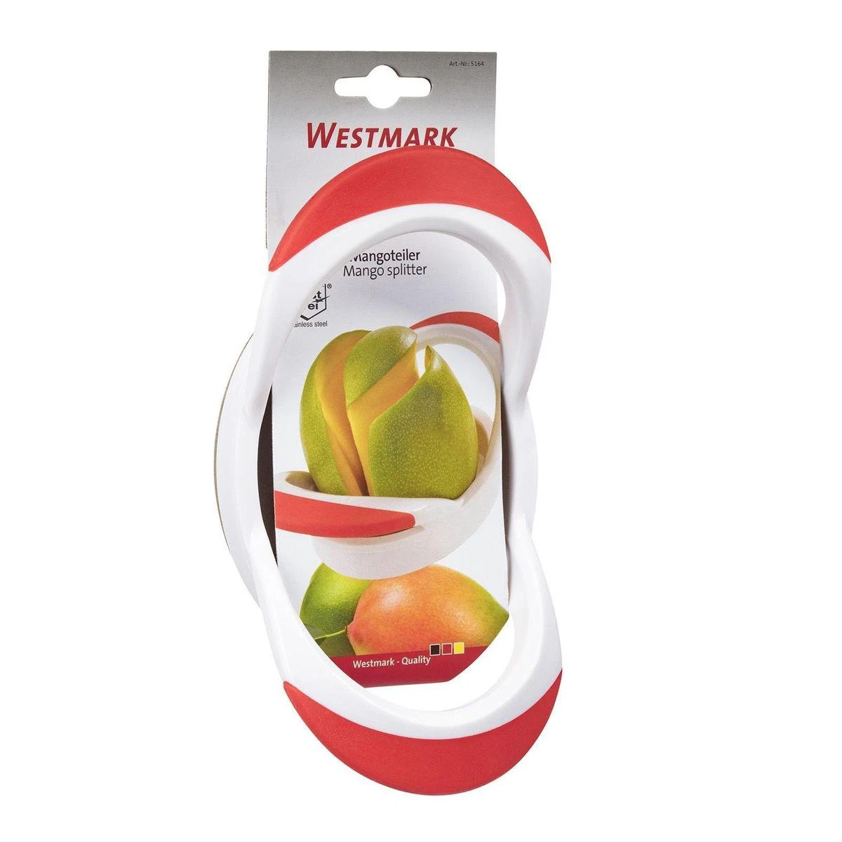 Westmark Mangosnijder 20 X 10,5 X 6,5 Cm - Kunststof - RVS 5 Westmark Mangosnijder 20 X 10,5 X 6,5 Cm - Kunststof - RVS - Afbeelding 5