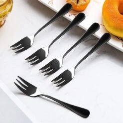 House Of Husk® Gebaksvorkjes - Dessertvorken - Taartvorkjes - Cocktailvorken - Klein Vorkjes - 12 Stuks - RVS - Zwart 7 House Of Husk® Gebaksvorkjes - Dessertvorken - Taartvorkjes - Cocktailvorken - Klein Vorkjes - 12 Stuks - RVS - Zwart -AMEFA Winkel 1200x1200 478