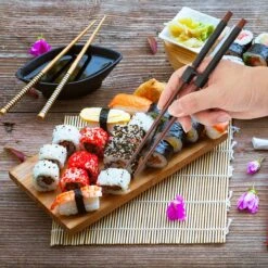 Merkloos 5 Stuks Handige Eetstokjes Houder - Sushi Servies - Herbruikbare Stokjes - Duurzaam - Chopstick Trainers Hulpstuk - Zwart Chopsticks Helper Kinderen 7 Merkloos 5 Stuks Handige Eetstokjes Houder - Sushi Servies - Herbruikbare Stokjes - Duurzaam - Chopstick Trainers Hulpstuk - Zwart Chopsticks Helper Kinderen -AMEFA Winkel 1200x1200 523