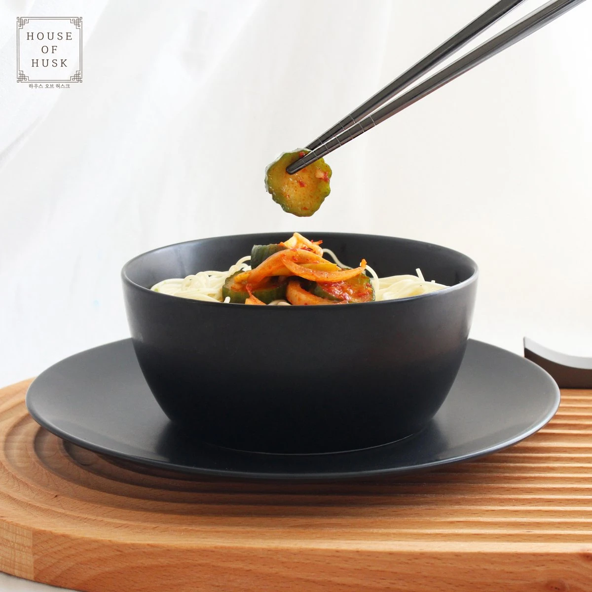 House Of Husk Chopsticks Set - Koreaanse Eetstokjes - Vaatwasserbestendig - RVS - 5 Paar - Zwart 4 House Of Husk Chopsticks Set - Koreaanse Eetstokjes - Vaatwasserbestendig - RVS - 5 Paar - Zwart - Afbeelding 4