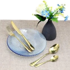 Bestekset 24-delig Goudkleurig - Bestek Voor 6 Personen - Tafelbestek Inclusief Bestekcassette 10 Bestekset 24-delig Goudkleurig - Bestek Voor 6 Personen - Tafelbestek Inclusief Bestekcassette -AMEFA Winkel 1200x1200 65