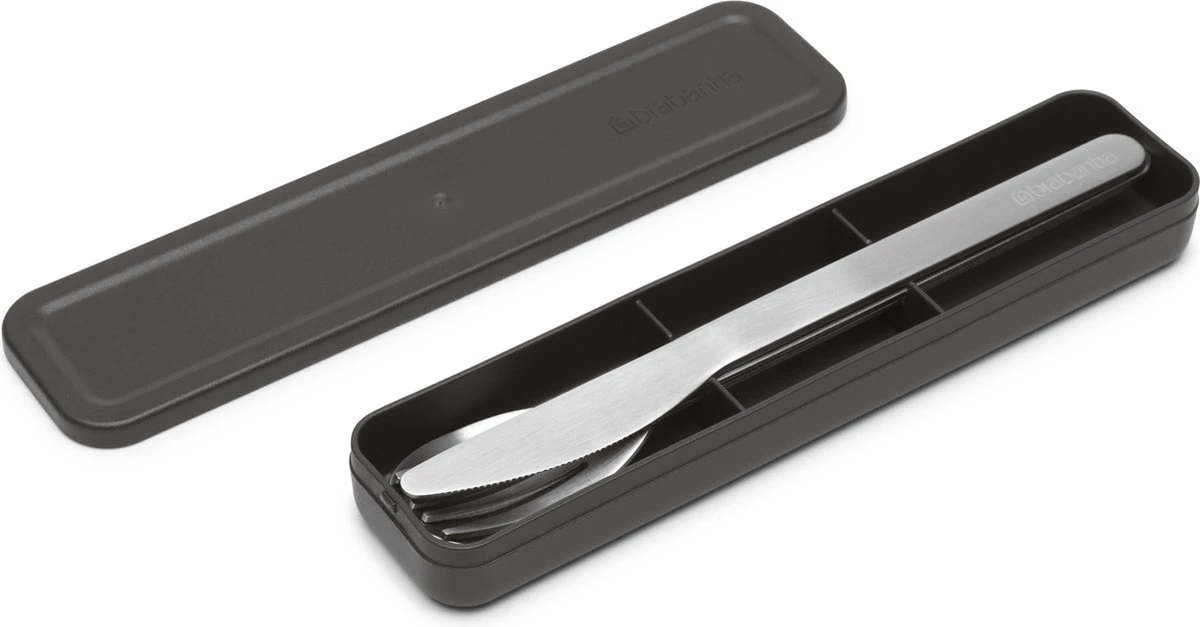 Brabantia Make & Take Bestekset - 3-delig - Dark Grey 5 Brabantia Make & Take Bestekset - 3-delig - Dark Grey - Afbeelding 5