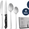 Veluw Bestekset 4 Persoons - Barcelona Bestekset 24 Delig - RVS 18/0