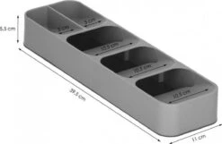 Springos Multifunctionele Bestekbak | Besteklade | Bestek Organizer | Kunststof | 39 X 11 X 5.5 CM -AMEFA Winkel 1200x782 3