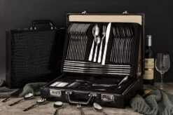 Swiss Pro+ Bestekset In Koffer-72 Delig-12 Persoons-Zwitsers Kwaliteit-Complete Set-100% Roestvrijstaal-Modern 21 Swiss Pro+ Bestekset In Koffer-72 Delig-12 Persoons-Zwitsers Kwaliteit-Complete Set-100% Roestvrijstaal-Modern -AMEFA Winkel 1200x799 22