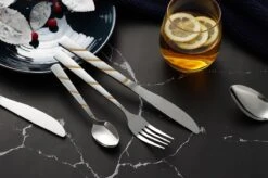 Swiss Pro+ Bestekset In Koffer-72 Delig-12 Persoons-Zwitsers Kwaliteit-Complete Set-100% Roestvrijstaal-Modern Gold -AMEFA Winkel 1200x799 57