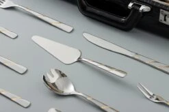 Swiss Pro+ Bestekset In Koffer-72 Delig-12 Persoons-Zwitsers Kwaliteit-Complete Set-100% Roestvrijstaal-Modern Gold -AMEFA Winkel 1200x799 59