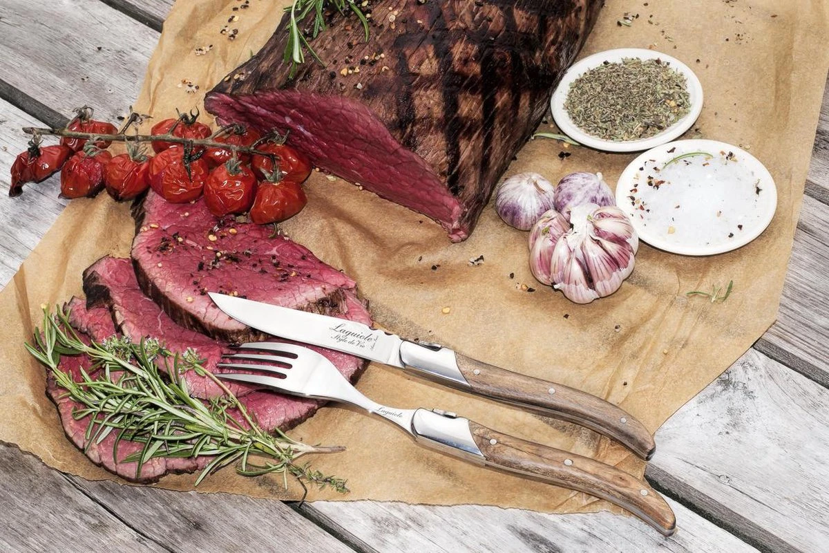 Laguiole Style De Vie Vorken Luxury Line - 6-delig - Olijfhout 6 Laguiole Style De Vie Vorken Luxury Line - 6-delig - Olijfhout - Afbeelding 6