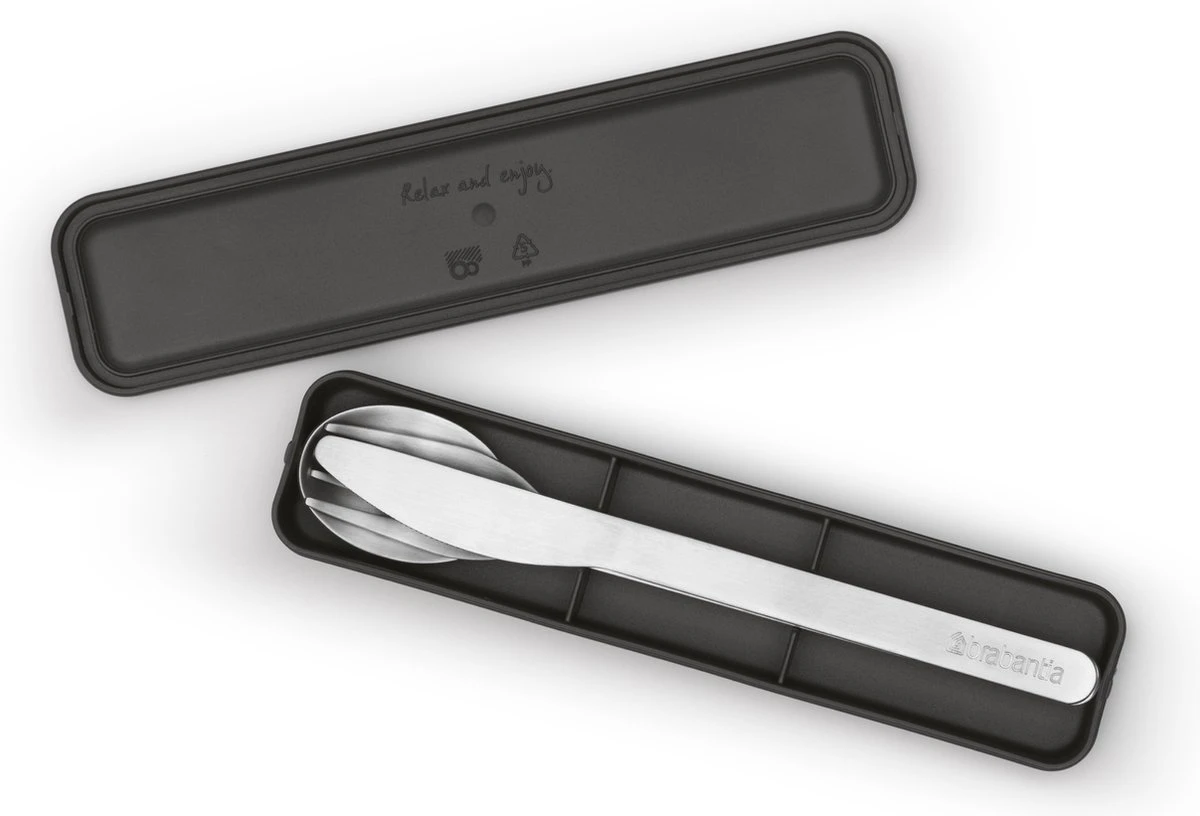 Brabantia Make & Take Bestekset - 3-delig - Dark Grey 7 Brabantia Make & Take Bestekset - 3-delig - Dark Grey - Afbeelding 7