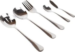 Dymund® 8 Persoons Bestekset - (45-delig) Bestek - Incl. Serveerlepel/Suikerlepel/Serveervork/Botermes - RVS - Zilver -AMEFA Winkel 1200x837