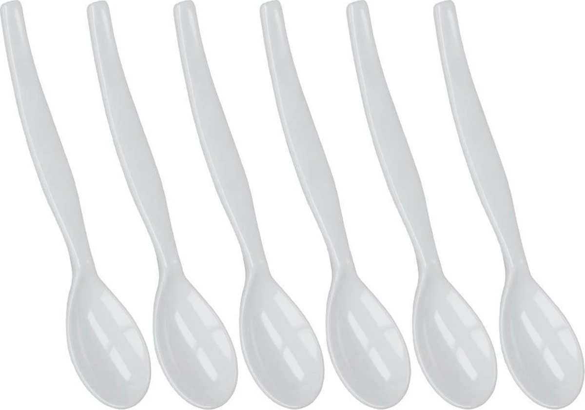 Metaltex Eierlepels 6 Stuks 12,5 X 2,5 Cm Wit 1 Metaltex Eierlepels 6 Stuks 12,5 X 2,5 Cm Wit