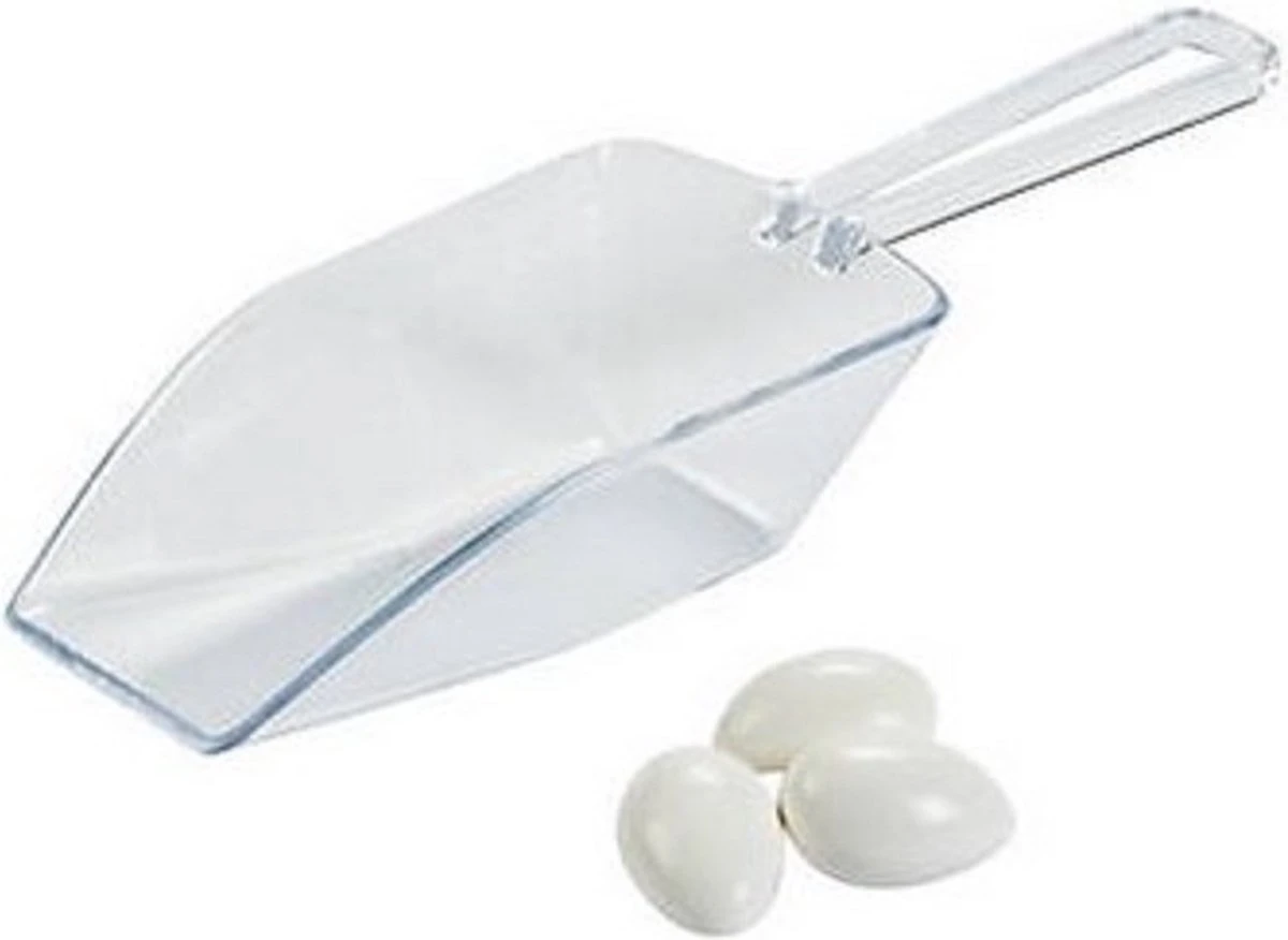 Snoepschep - Transparant - Herbruikbaar - 16 Cm Lang (met Steel) En 5 Cm Diep (de Lepel) 1 Snoepschep - Transparant - Herbruikbaar - 16 Cm Lang (met Steel) En 5 Cm Diep (de Lepel)