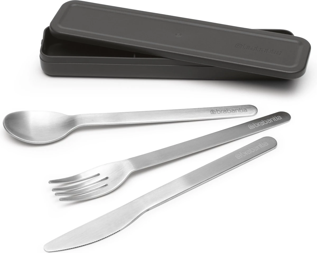 Brabantia Make & Take Bestekset - 3-delig - Dark Grey 6 Brabantia Make & Take Bestekset - 3-delig - Dark Grey - Afbeelding 6