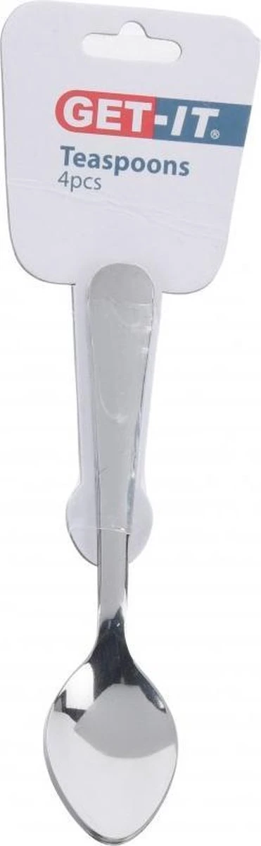 Get-it Koffie/thee Lepeltjes - 4st - RVS -12 Cm - Keukenbenodigdheden 3 Get-it Koffie/thee Lepeltjes - 4st - RVS -12 Cm - Keukenbenodigdheden - Afbeelding 3