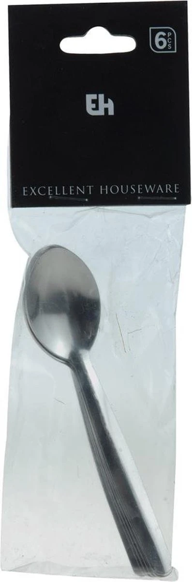 Merkloos Excellent Houseware RVS Theelepels Set 6 Stuks 1 Merkloos Excellent Houseware RVS Theelepels Set 6 Stuks
