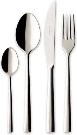 AMEFA Winkel 11 Villeroy & Boch Piemont Bestekset - 24 Delig - 18/10 Edelstaal