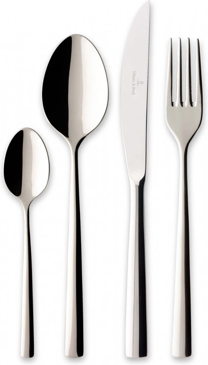 Villeroy & Boch Piemont Bestekset - 24 Delig - 18/10 Edelstaal 9 Villeroy & Boch Piemont Bestekset - 24 Delig - 18/10 Edelstaal - Afbeelding 9