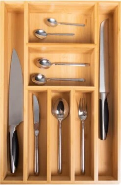 Coninx Bestekbak Bamboe 31CM Breed - Besteklade - Opbergbak - Duurzaam - Voor Laden Vanaf 47cm Diep 10 Coninx Bestekbak Bamboe 31CM Breed - Besteklade - Opbergbak - Duurzaam - Voor Laden Vanaf 47cm Diep -AMEFA Winkel 784x1200