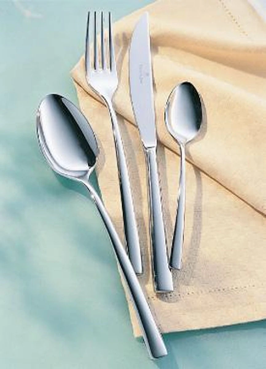 Villeroy & Boch Piemont Bestekset - 30-delig - 18/10 Edelstaal 2 Villeroy & Boch Piemont Bestekset - 30-delig - 18/10 Edelstaal - Afbeelding 2