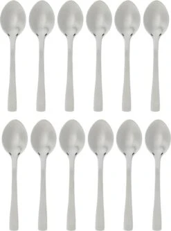 Koffielepels/theelepels - 12 Stuks - RVS - 9,5 Cm