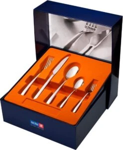 Sola Bestekset Donau - Modern - 12 Persoons - 64 Delig - Zilverwit Edelstaal 18/10 - RVS - Zilver -AMEFA Winkel 987x1200 1